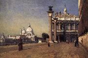 Corot Camille Manana in Venice oil painting reproduction